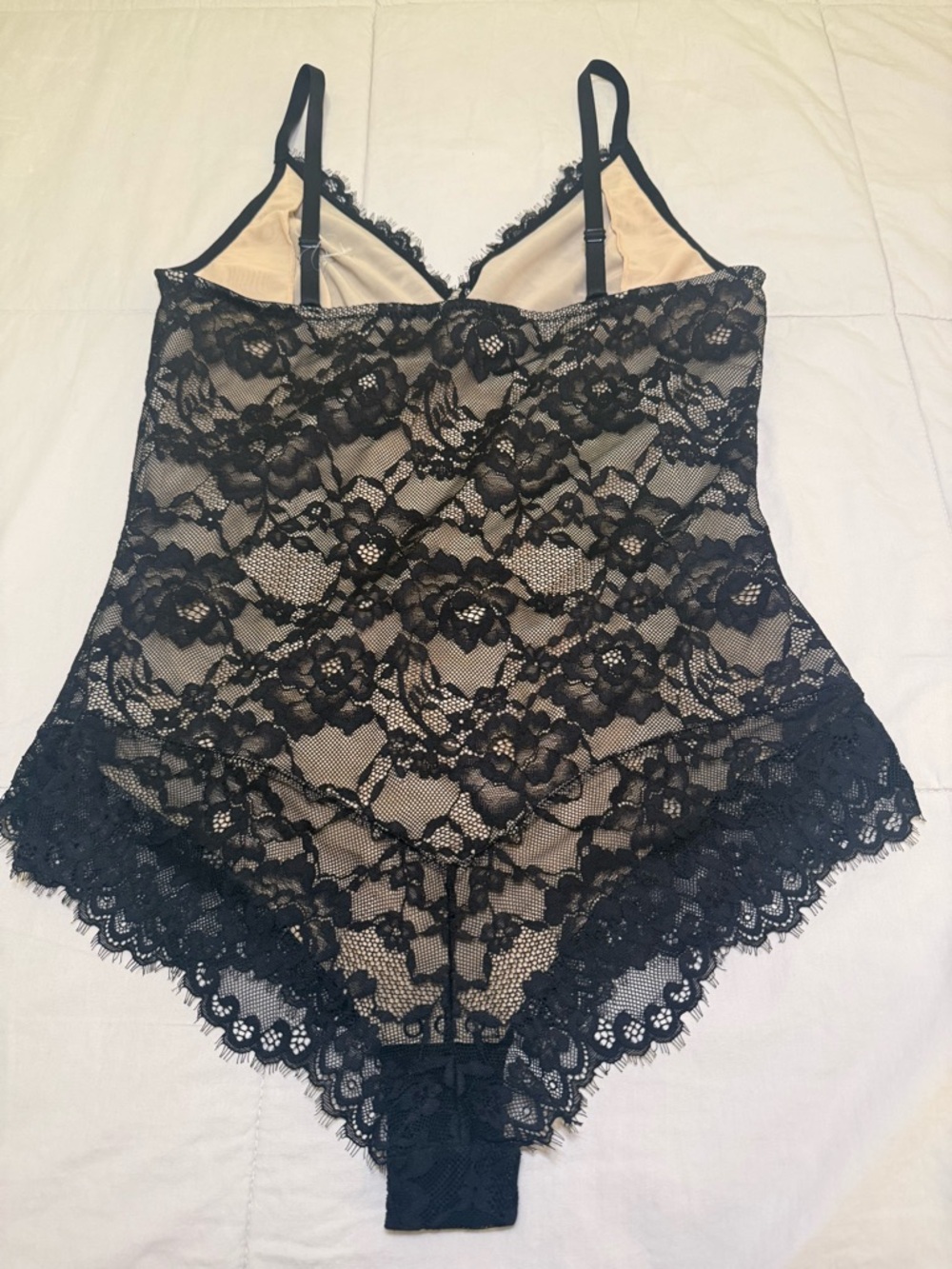 Black Lace Bodysuit Shapewear - Women's Intimates - Picture 2 of 6